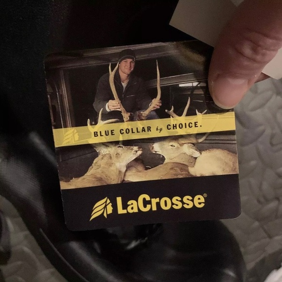 LaCrosse Mens Size 11 Work Boots Overshoe Tracktion 4 Buckle Insulated Black - Picture 6 of 13